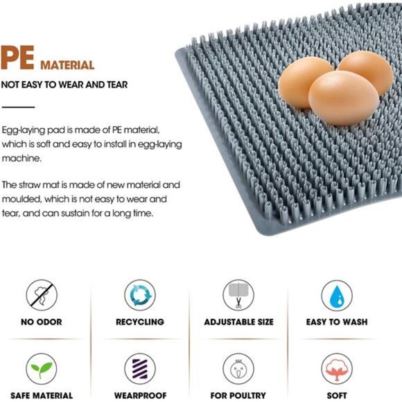 6 Pack Washable Nesting Box Pads Bottom for Chicken ,12"x13.8",6 Packs - Picture 3 of 6